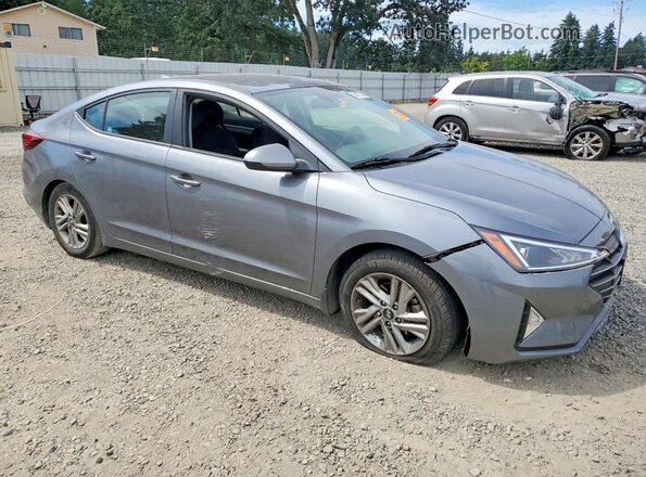KMHD84LF3KU867630 2019 HYUNDAI ELANTRA Gray Przód prawy