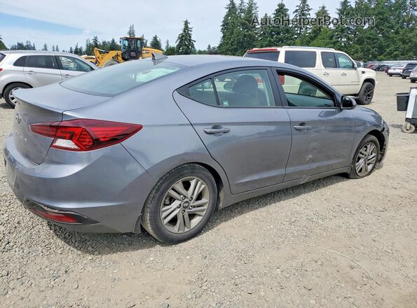 KMHD84LF3KU867630 2019 HYUNDAI ELANTRA Gray Tył prawy