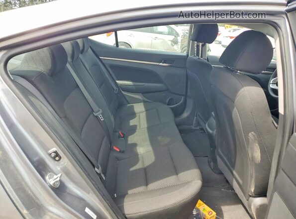 KMHD84LF3KU867630 2019 HYUNDAI ELANTRA Gray Widok tylnych siedzeń