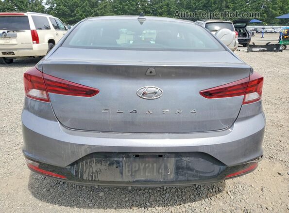 KMHD84LF3KU867630 2019 HYUNDAI ELANTRA Gray Widok z tyłu