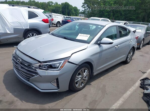 KMHD84LF3LU027705 2020 HYUNDAI ELANTRA Silver Առջևի ձախ երեք քառորդ տեսարան