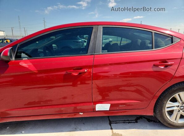 KMHD84LF3LU941193 2020 HYUNDAI ELANTRA Red Շարժիչի բաժամունքի տեսք