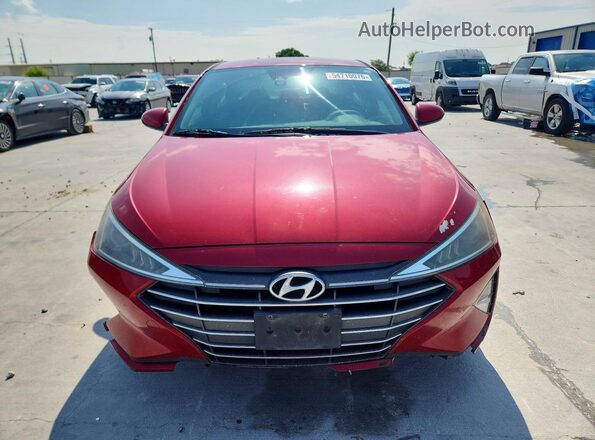 KMHD84LF3LU941193 2020 HYUNDAI ELANTRA Red Դիմացի տեսք