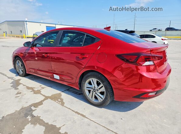 KMHD84LF3LU941193 2020 HYUNDAI ELANTRA Red Հետևի ձախ