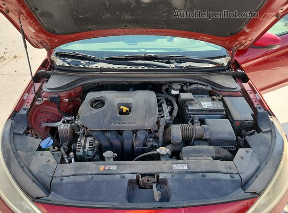 KMHD84LF3LU941193 2020 HYUNDAI ELANTRA Red Սալոնի հետևի տեսք