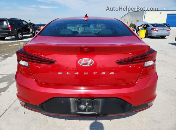 KMHD84LF3LU941193 2020 HYUNDAI ELANTRA Red Հետևի տեսք