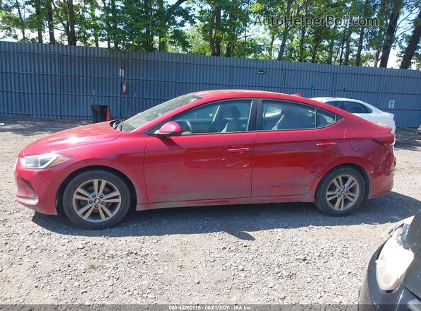 KMHD84LF4HU076709 2017 HYUNDAI ELANTRA Red 360 interior view