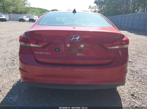 KMHD84LF4HU076709 2017 HYUNDAI ELANTRA Red 