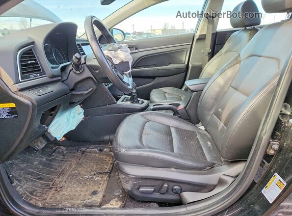 KMHD84LF4HU085927 2017 HYUNDAI ELANTRA Black 