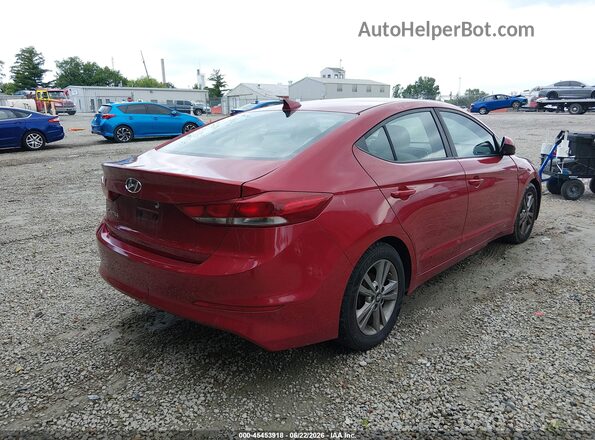 KMHD84LF4HU141378 2017 HYUNDAI ELANTRA Red Հետևի աջ
