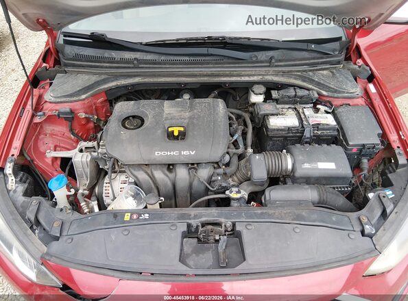 KMHD84LF4HU141378 2017 HYUNDAI ELANTRA Red Հետևի տեսք