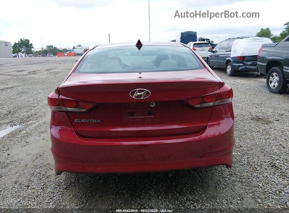 KMHD84LF4HU141378 2017 HYUNDAI ELANTRA Red 