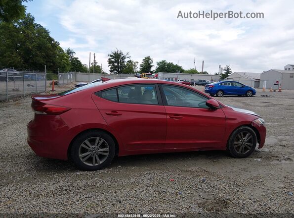KMHD84LF4HU141378 2017 HYUNDAI ELANTRA Red Սալոնի հետևի տեսք