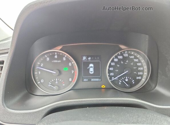 KMHD84LF4HU167088 2017 HYUNDAI ELANTRA Charcoal Սարքավորումների վահանակի տեսք