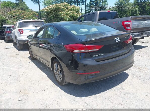 KMHD84LF4HU174588 2017 HYUNDAI ELANTRA Black Задня ліва чверть