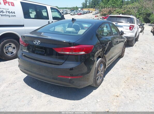 KMHD84LF4HU174588 2017 HYUNDAI ELANTRA Black Задня права чверть