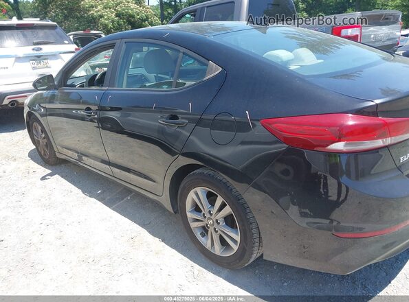 KMHD84LF4HU174588 2017 HYUNDAI ELANTRA Black Панорамний вид салону 360°
