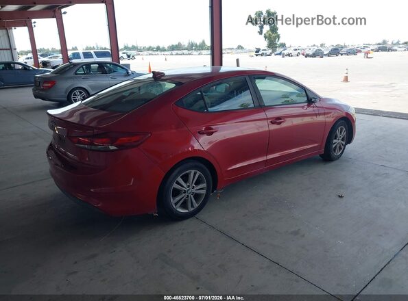KMHD84LF4HU229704 2017 HYUNDAI ELANTRA Red უკანა მარჯვენა