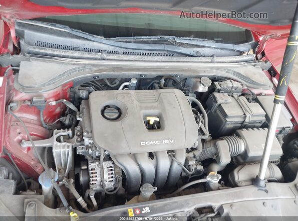 KMHD84LF4HU229704 2017 HYUNDAI ELANTRA Red უკანა ხედი