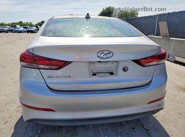 KMHD84LF4JU546968 2018 HYUNDAI ELANTRA Silver Widok z tyłu