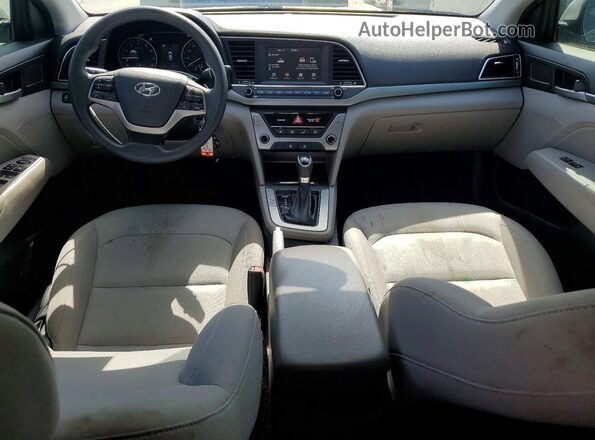 KMHD84LF4JU546968 2018 HYUNDAI ELANTRA Silver Widok deski rozdzielczej
