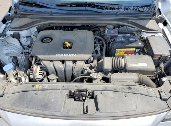KMHD84LF4JU586161 2018 HYUNDAI ELANTRA Серебряный Вид задней части салона