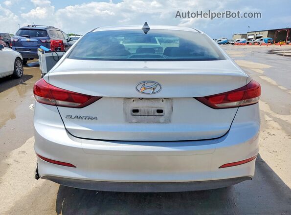 KMHD84LF4JU586161 2018 HYUNDAI ELANTRA Серебряный Вид сзади