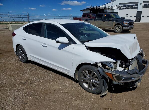 KMHD84LF4JU633284 2018 HYUNDAI ELANTRA White 