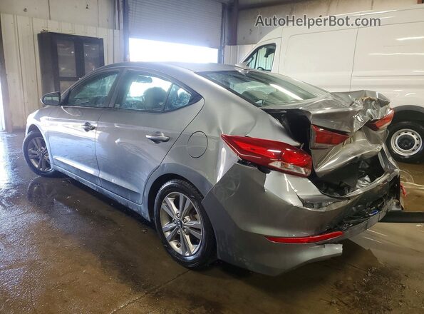 KMHD84LF4JU657844 2018 HYUNDAI ELANTRA Silver Trasero izquierdo