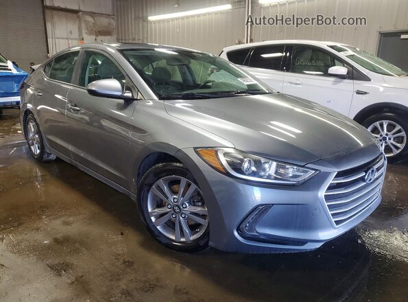 KMHD84LF4JU657844 2018 HYUNDAI ELANTRA Silver Delantero derecho