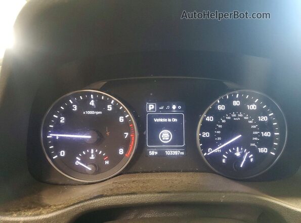 KMHD84LF4JU657844 2018 HYUNDAI ELANTRA Silver Vista del cuadro de instrumentos