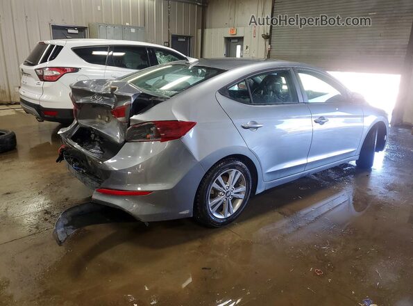 KMHD84LF4JU657844 2018 HYUNDAI ELANTRA Silver Trasero derecho