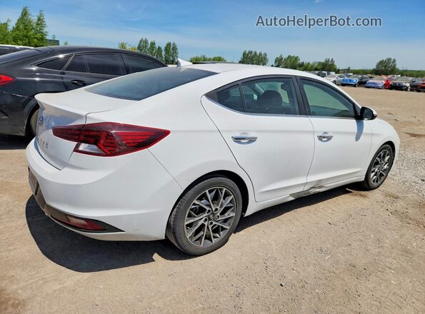 KMHD84LF4KU763034 2019 HYUNDAI ELANTRA White 