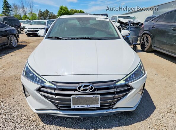 KMHD84LF4KU763034 2019 HYUNDAI ELANTRA White 