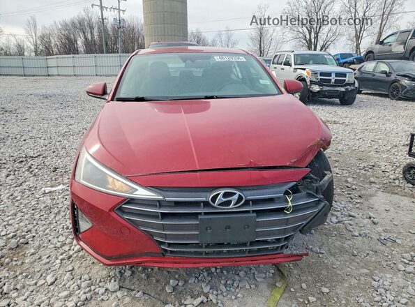 KMHD84LF4KU770503 2019 HYUNDAI ELANTRA Red 