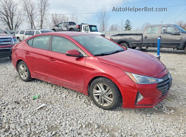 KMHD84LF4KU770503 2019 HYUNDAI ELANTRA Red 