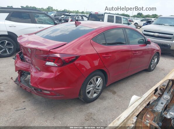 KMHD84LF4LU002487 2020 HYUNDAI ELANTRA Red უკანა მარჯვენა