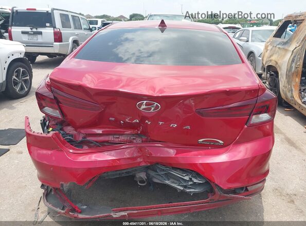 KMHD84LF4LU002487 2020 HYUNDAI ELANTRA Red წინა ხედი