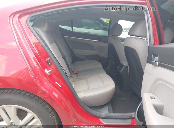 KMHD84LF4LU002487 2020 HYUNDAI ELANTRA Red VIN კოდის სტიკერის ხედი