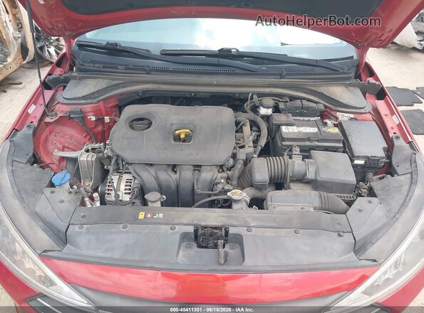 KMHD84LF4LU002487 2020 HYUNDAI ELANTRA Red უკანა ხედი