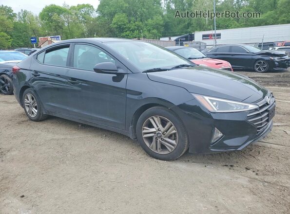KMHD84LF4LU056243 2020 HYUNDAI ELANTRA Black Передня права чверть