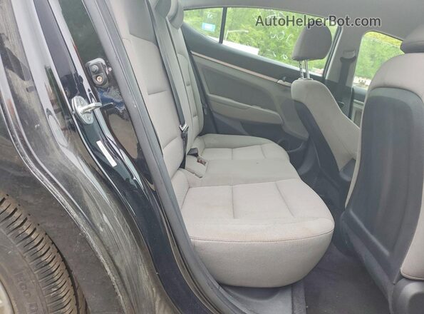KMHD84LF4LU056243 2020 HYUNDAI ELANTRA Black Вид задніх сидінь