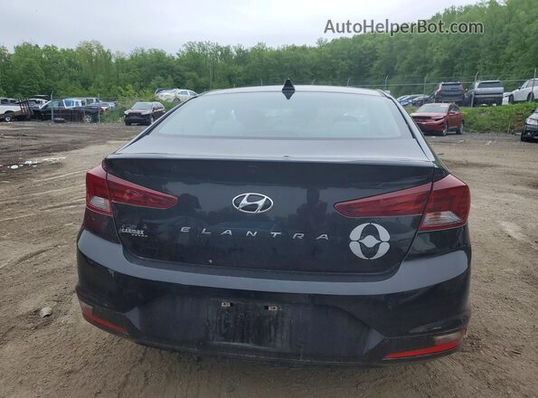KMHD84LF4LU056243 2020 HYUNDAI ELANTRA Black Вид ззаду