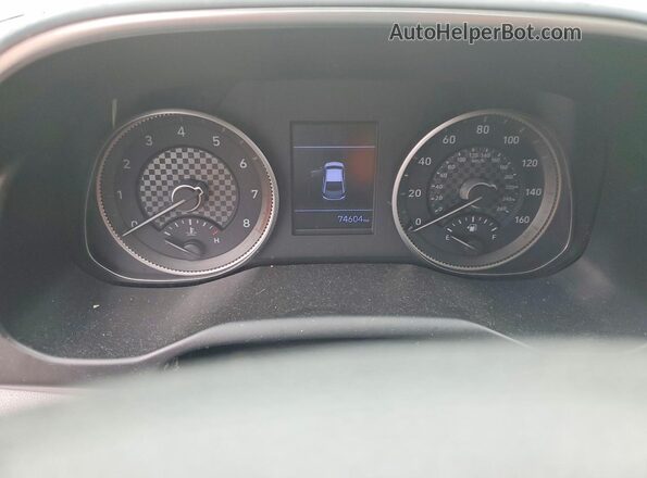 KMHD84LF4LU056243 2020 HYUNDAI ELANTRA Black Вид щитка приладів