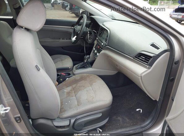 KMHD84LF4LU904203 2020 HYUNDAI ELANTRA Gray წინა სალონის ხედი