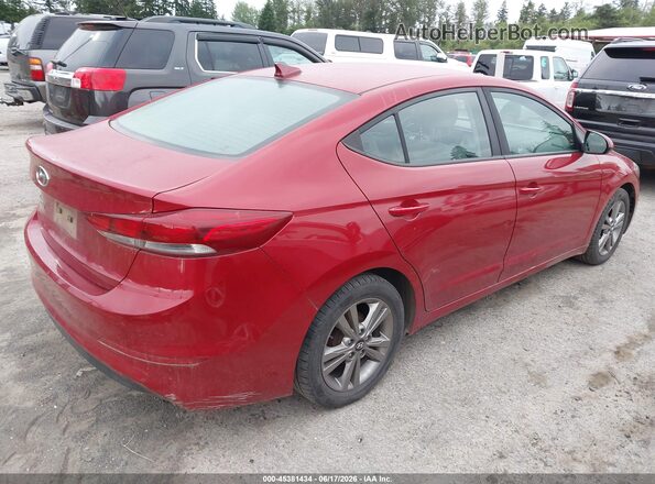 KMHD84LF5HU210501 2017 HYUNDAI ELANTRA Red Tył prawy