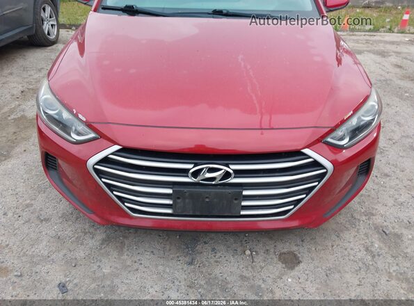KMHD84LF5HU210501 2017 HYUNDAI ELANTRA Red Widok z przodu