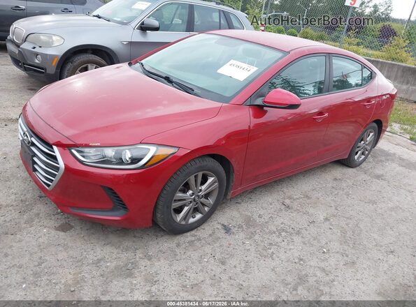 KMHD84LF5HU210501 2017 HYUNDAI ELANTRA Red Przód lewy