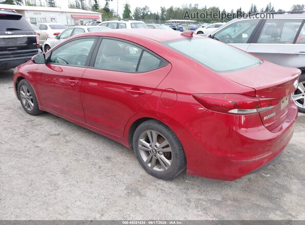 KMHD84LF5HU210501 2017 HYUNDAI ELANTRA Red Tył lewy