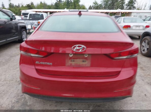KMHD84LF5HU210501 2017 HYUNDAI ELANTRA Red 